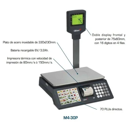 Solde GRAM M4-30P Imprimante thermique 3 Vendeurs