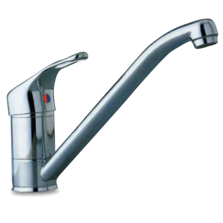 Double inlet rotating mixer tap