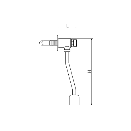 Grifo temporizado para urinario