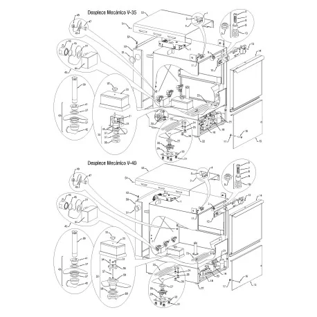Drain de raccord coudé T Ø10mm Linea Blanca A040170