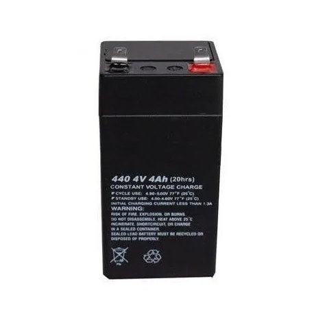 4V standard lead battery 40x100x40mm