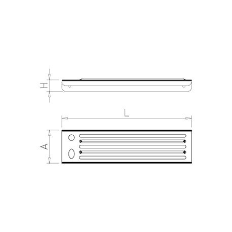 Knife holder for mounting on metal