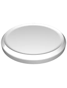 Round présentation plat de poulpe de polyéthylène spécial