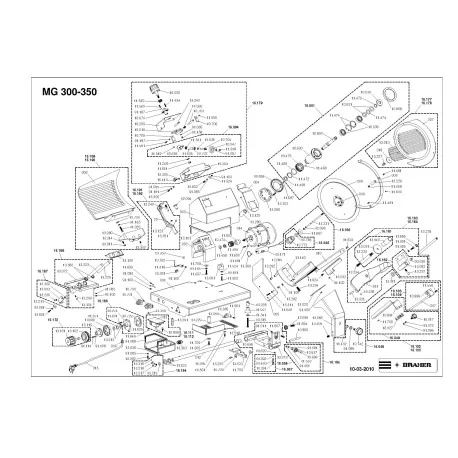 Commande aiguiseur trancheuse Braher  USA MAT MA et MG