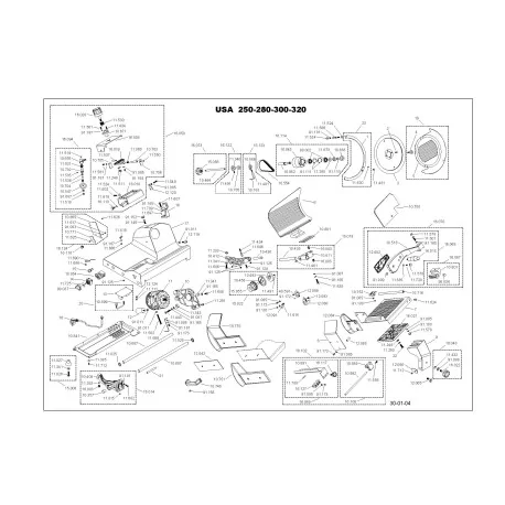 Commande aiguiseur trancheuse Braher  USA MAT MA et MG