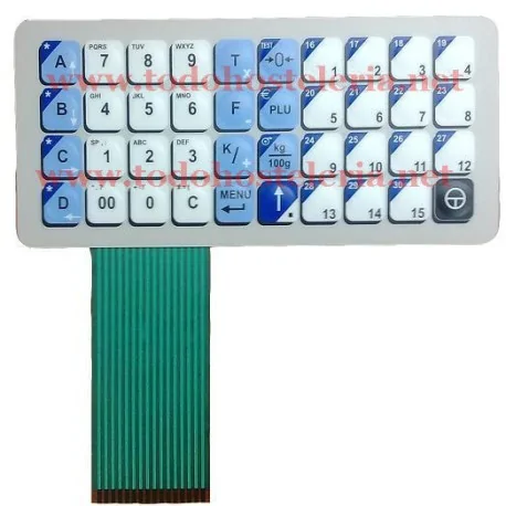 Flat keyboard Epelsa scale ECO PRINT