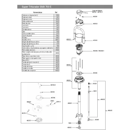 Roulement dynamic joint étanche PMX98 92-98 MM X 250 MX91-2000 MDH460-2000 PMF 0607