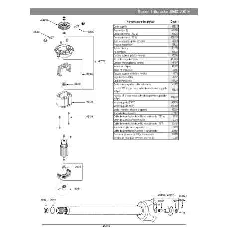 Roulement dynamic joint étanche PMX98 92-98 MM X 250 MX91-2000 MDH460-2000 PMF 0607