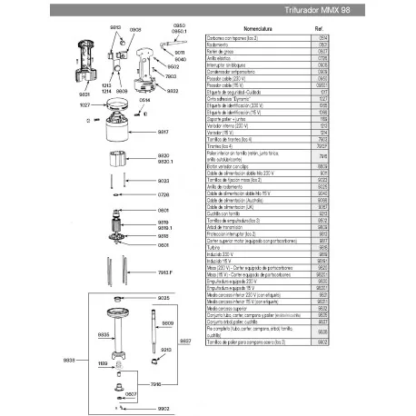 Palier Inferior Dynamic PMF250 MX MDH PMX 7916