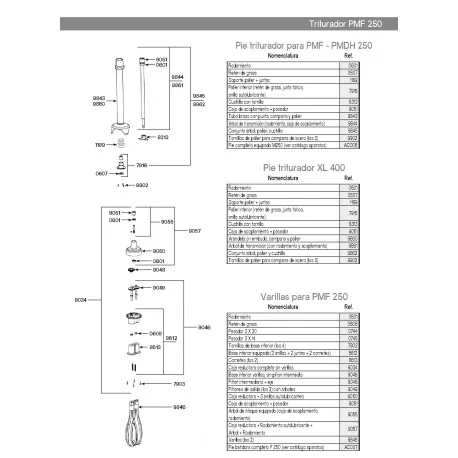 Lower bearing Dynamic PMF250 MX MDH PMX 7916