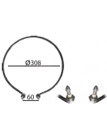 Resistencia calentador de leche 2000W Ø248mm