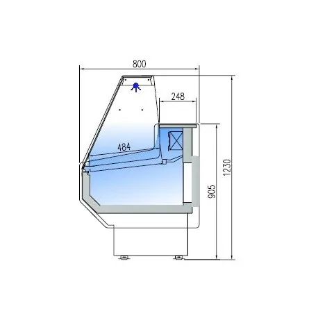 Refrigerated display case Series 8 CORECO