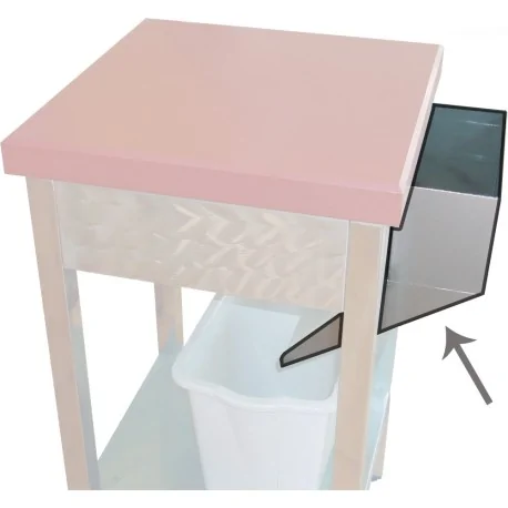 Cajón de desperdicios para tajo de troceo