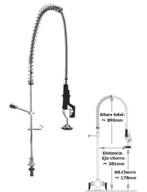 Robinet de douche Eco plaque de cuisson sans contrôle