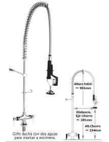 Countertop douche robinet  eaux 2 voies Eco