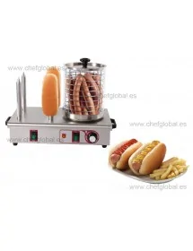 Machine à hot-dog avec 4 bars pour pain