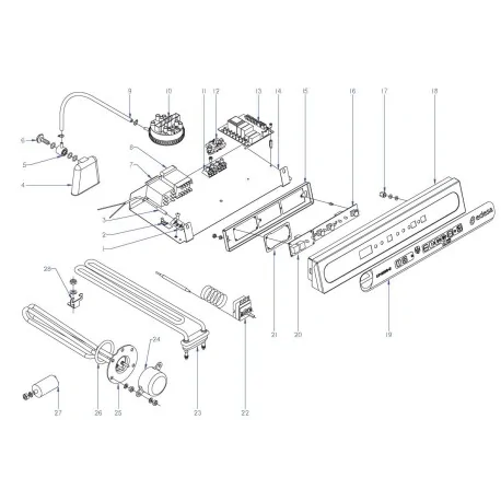 Control Tarjeta 230V AC 50/60Hz 4 RELÉS Fagor Edesa  Z218012000