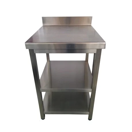 Auxiliary Table Stainless steel wall 700x600 mm