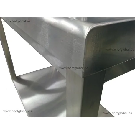 Table en acier inoxydable 700x600 mm