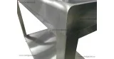 Work Table Stainless steel wall 700x600 mm