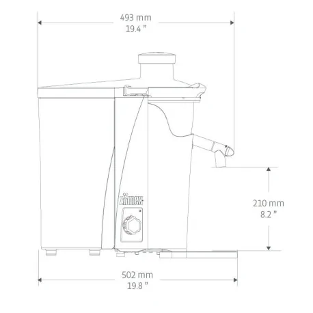 Licuadora profesional MULTIFRUIT