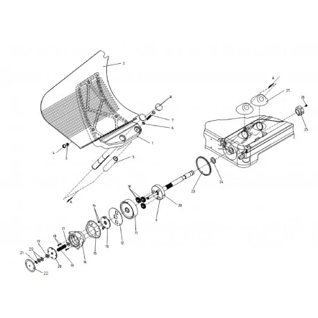 Tope Mando Regulador Berkel 800S 3433-5002 Despiece 12
