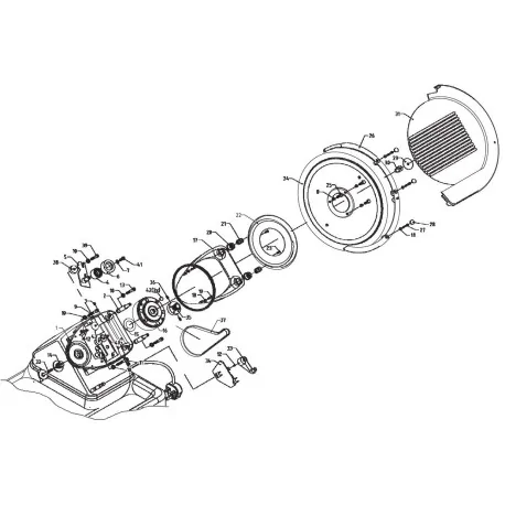 Cubierta Cortadora Berkel 800S 3833-5041