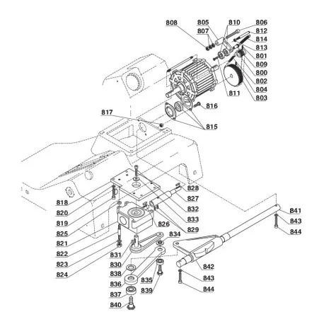 Ribbed Belt Slicer J-483 BM-350 Boston 19x483mm 8 Ribbing