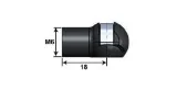 Plastic ball joint head 10 L18G M6