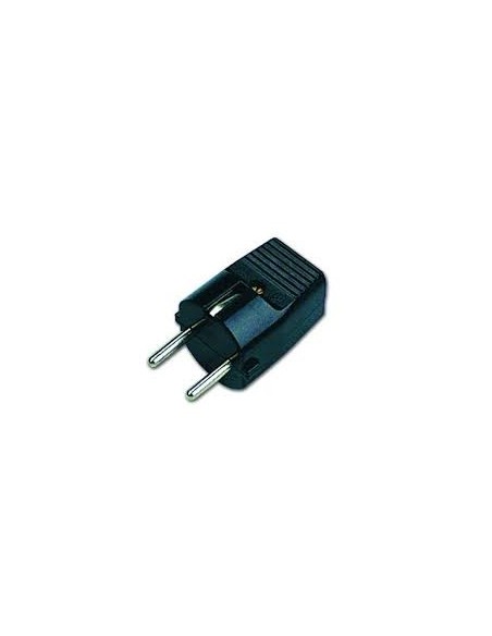 Schuko plug T / T 10 / 16A Black