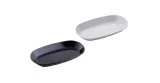 Plastic Oval Small Plate (10 pcs)