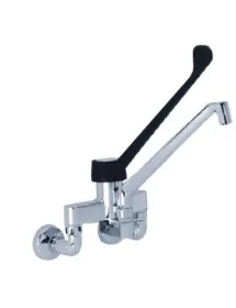 Robinet de mélangeur mural gérontologiques Manche Noir