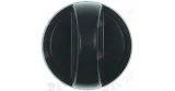 manette robinet à gaz avec allumage ø 75mm axe ø 8x6,5mm plat en haut/en bas noir OZTI