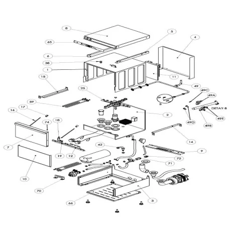 électrovanne simple droit 230V tension AC entrée 3/4" sortie 11,5mm DN10 t.max. 90°C ELTEK OZTI 6262.00008.00