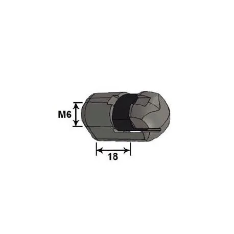 Gas spring Distance between holes 225mm