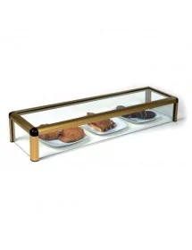 Neutral flat glass display case