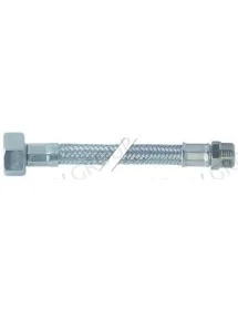 Tuyau flexible tresse en acier inoxydable 3/8 "H - 3/8" conique fermeture H