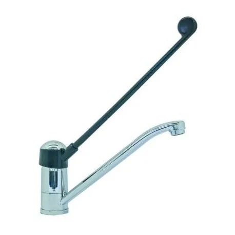 single lever monobloc tap long lever connection 1/2" spout length 230mm 