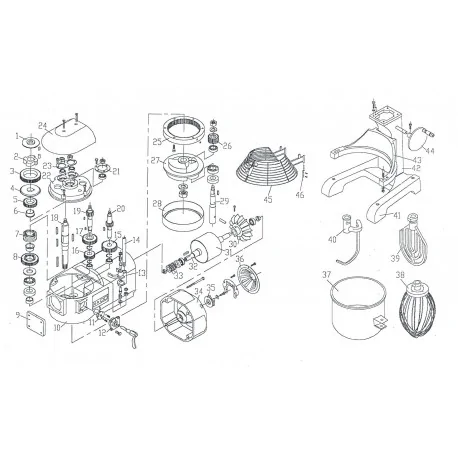 Inoxydable Bol mélangeur B20F