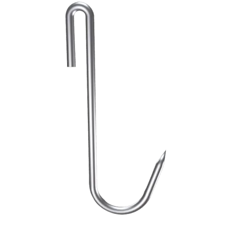 Hook J-shaped rod