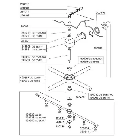 électrovanne laiton 2-voies 230 VAC raccord 3/4" L 79mm DN 18mm prise femelle compact 120123 Comenda