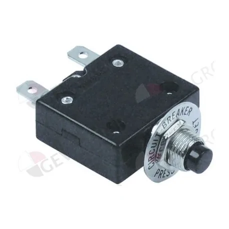 overload switch 1-pole drop-away current 15A connection male faston 6.3mm Classeq 