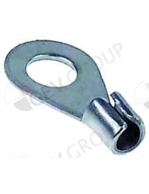 ring terminal unisulated size 6,5mm for thread M6 4.0-6.0mm² stainless steel t.max. 400°C Qty 10 pcs