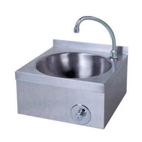 sink mural of 400x400x200mm and mixing valve with pushbutton