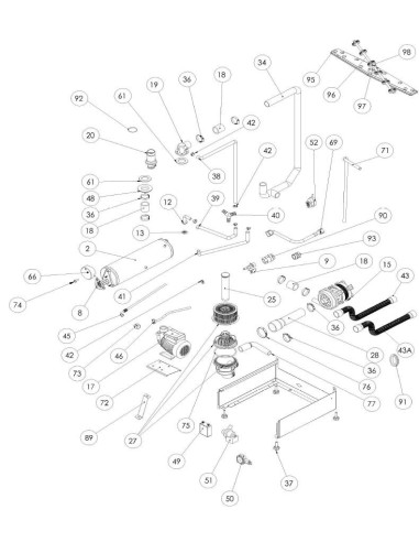 Laver et rincer le bras Ozti 50x50 6262.00033.33