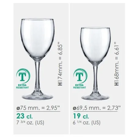 Cup Series Merlot 23 cl, 31 cl and 42 cl (pack of 12 units)