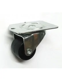 Metal caster, 50mm ø 104x82mm H45mm 1x subject plate with anchor