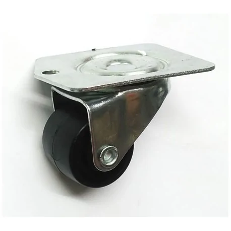 Metal caster, 50mm ø 104x82mm H45mm 1x subject plate with anchor