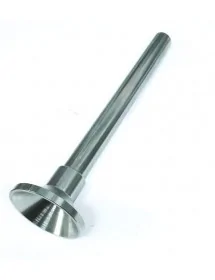 Entonnoir en acier inoxydable Stuffer Talsa, Extérieur Diamètre 12mm, 10mm Intérieur. 160mm Tube 7094