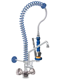 Robinet douchette 2 eaux extra bas avec col de cygne